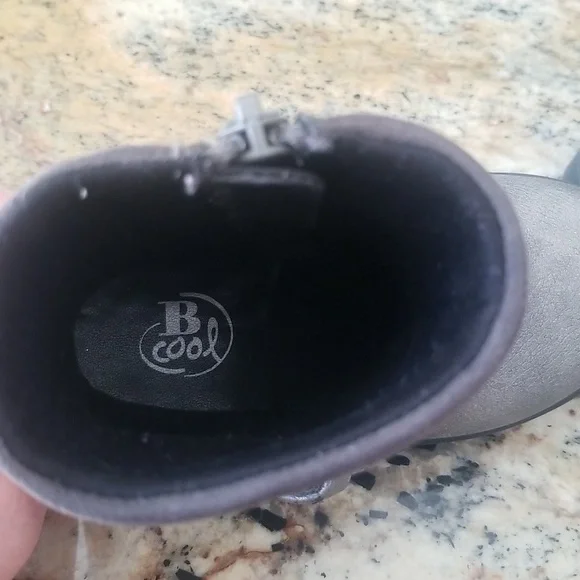 B-Cool Browns Metallic Boots Toddler - Picture 6 of 9